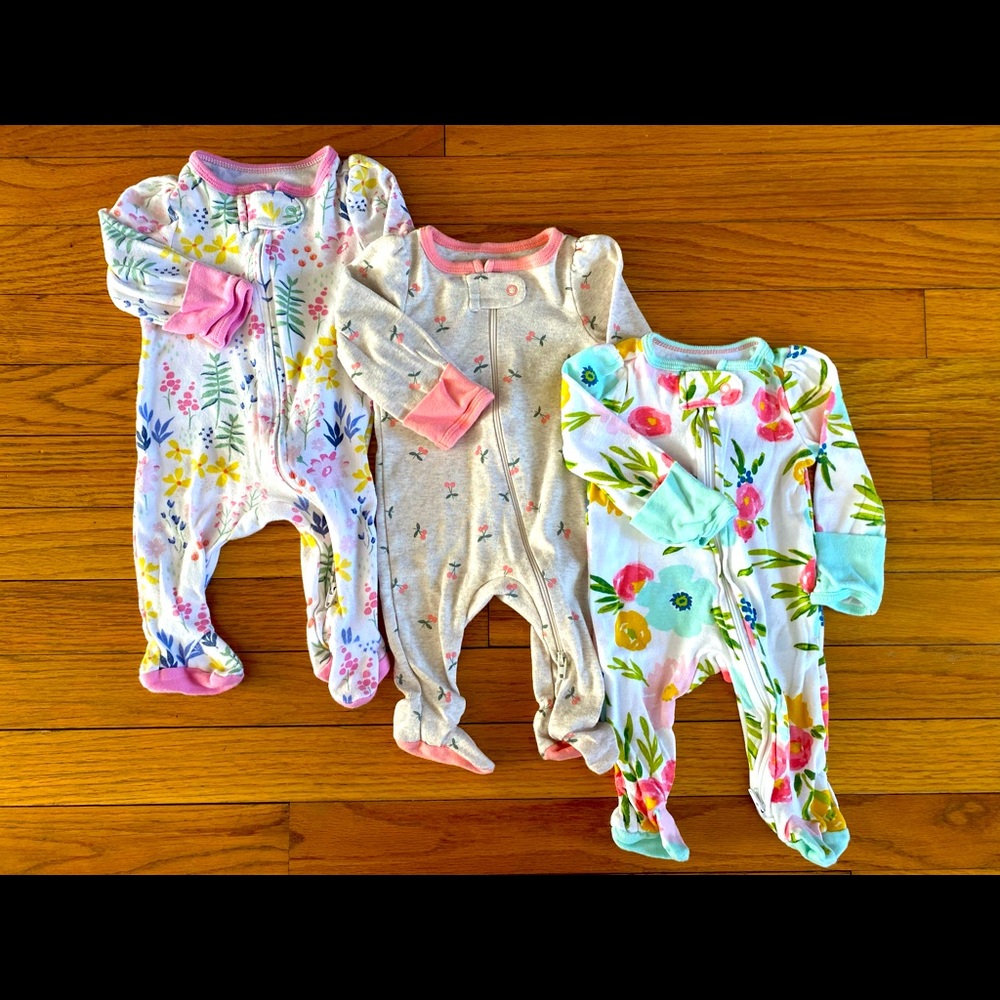 Newborn Girl’s Pajamas
